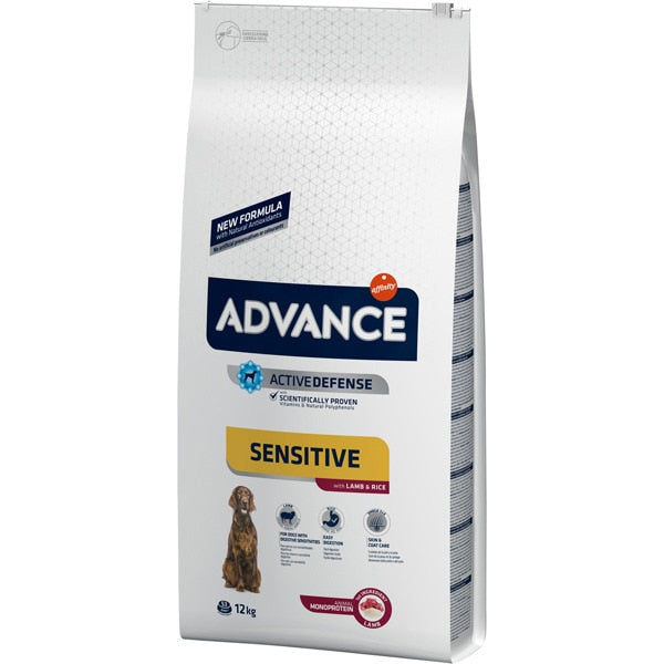 ADVANCE Sensitive perros. Cordero y arroz. - La Cooperativa