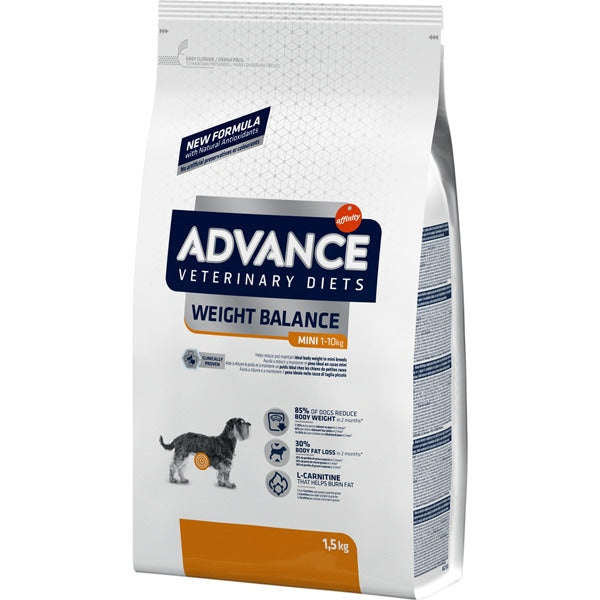 ADVANCE Veterinary diets, Control de peso, perro mini adulto