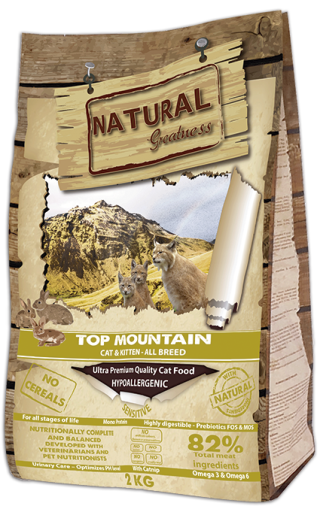 Natural Greatness Receta Top Mountain para gatos, 2kg - La Cooperativa