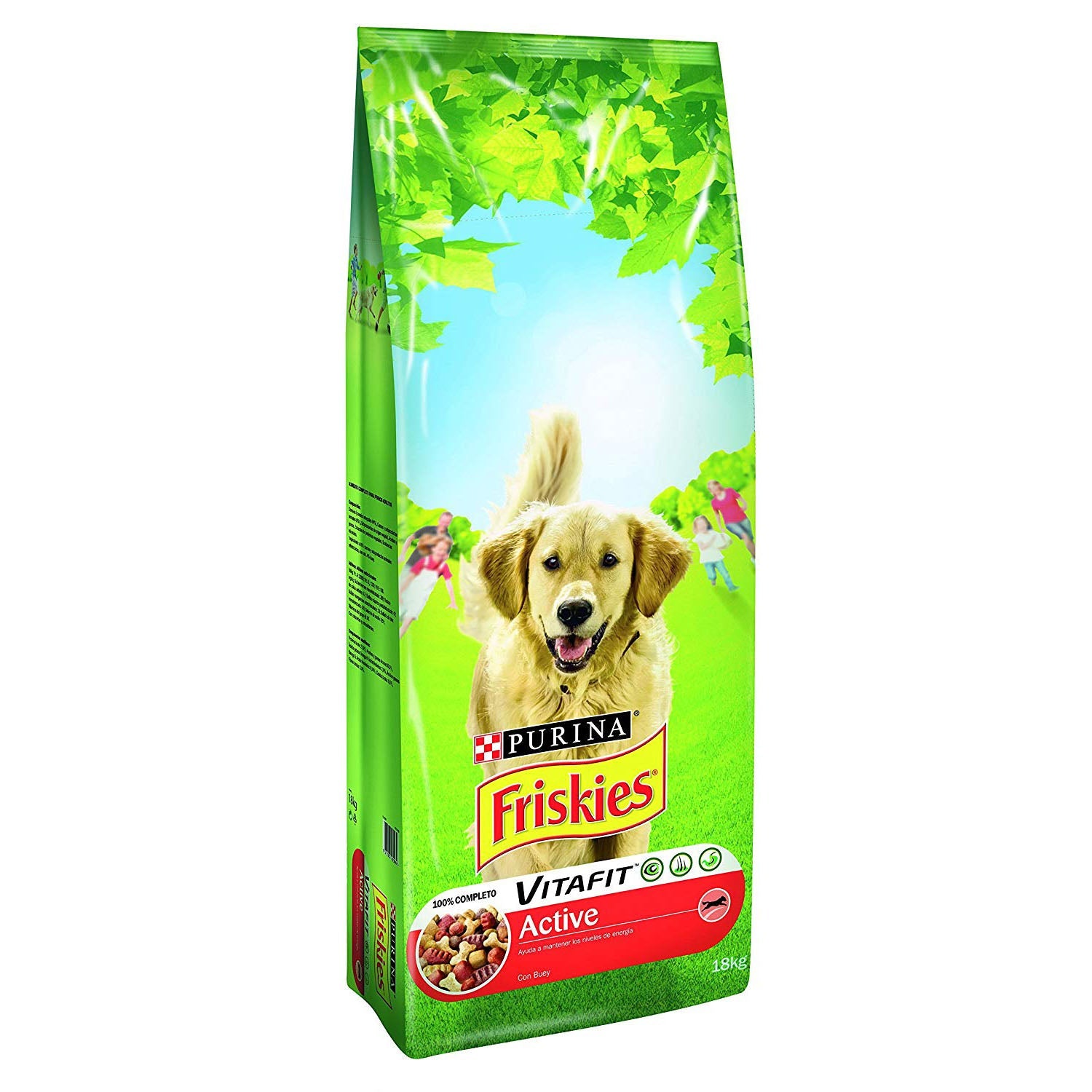 Alimento seco para perro adulto FRISKIES ACTIVE Carne 18KG PURINA