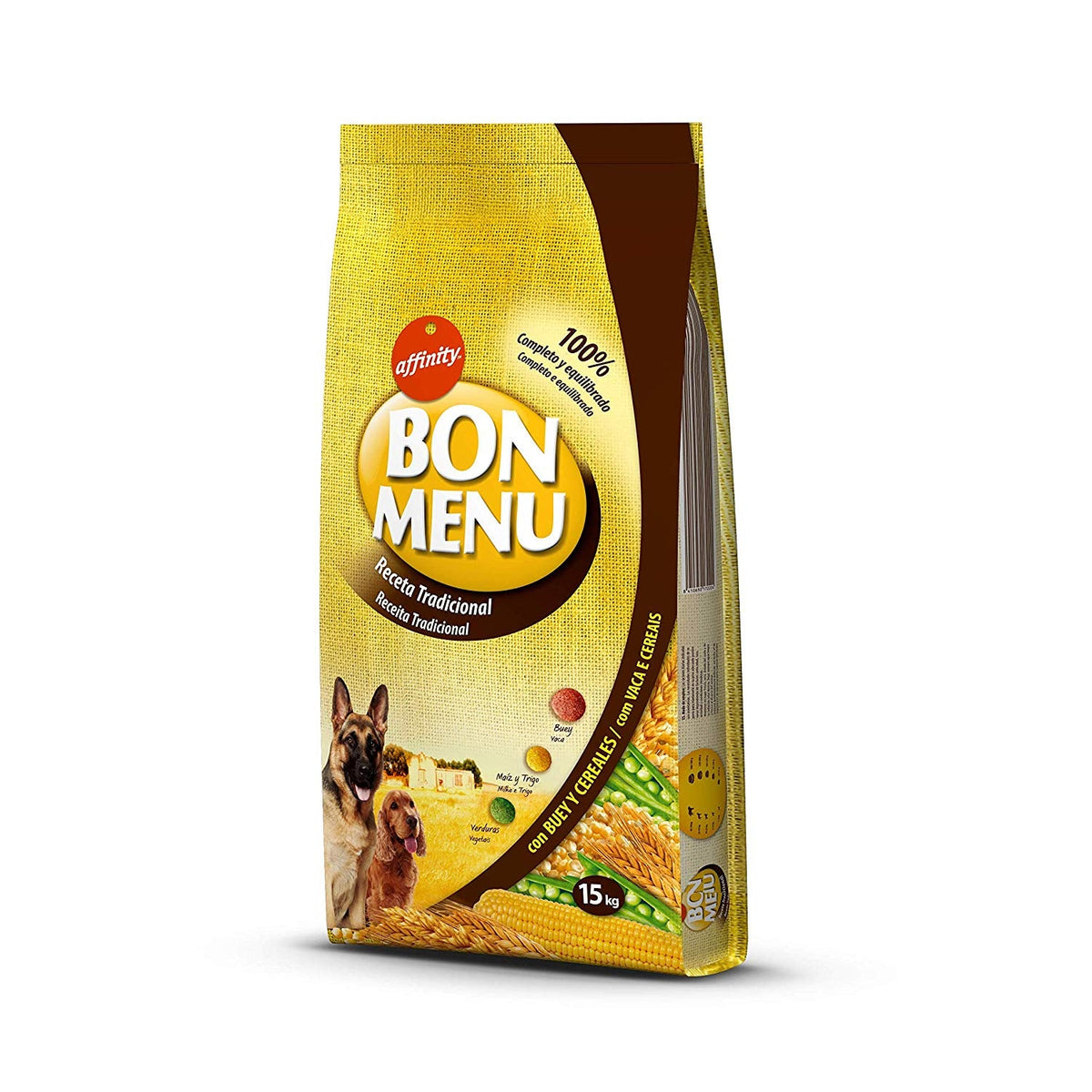 Alimento seco para perro adulto BON MENU Receta Tradicional 15KG PURINA