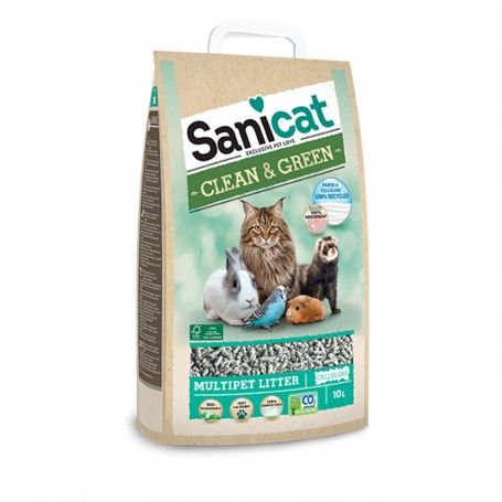 Lecho ecológico papel y celulosa SANICAT 10L YAGU