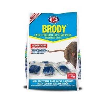 Raticida BRODY 1KG IMPEX