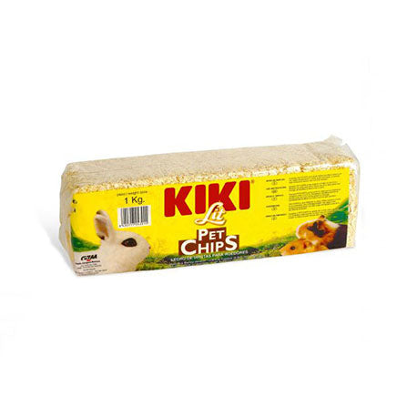 LECHO PEQUEÑOS ANIMALES KIKI VIRUTA 1KG KIKI