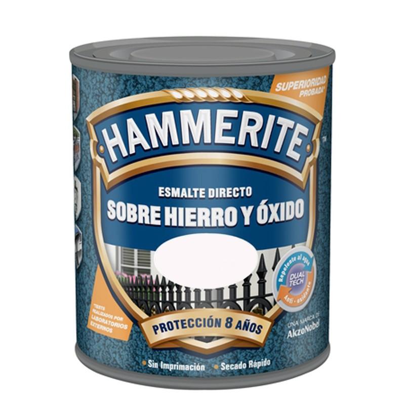 Esmalte liso blanco HAMMERITE 250ml BRUGUER