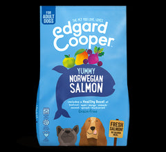 Alimento seco para perros Edgard and Cooper, sabor salmón