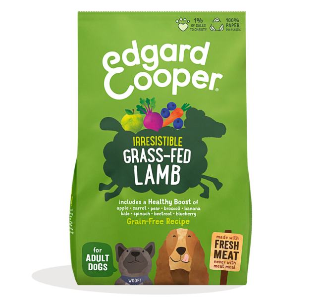 Alimento seco para perros Edgard and Cooper, sabor Cordero - La Cooperativa
