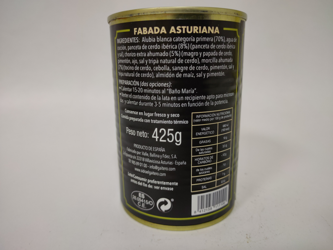 FABADA ASTURIANA EL GAITERO