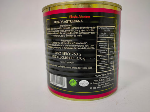 Fabada asturiana EL GAITERO 750G