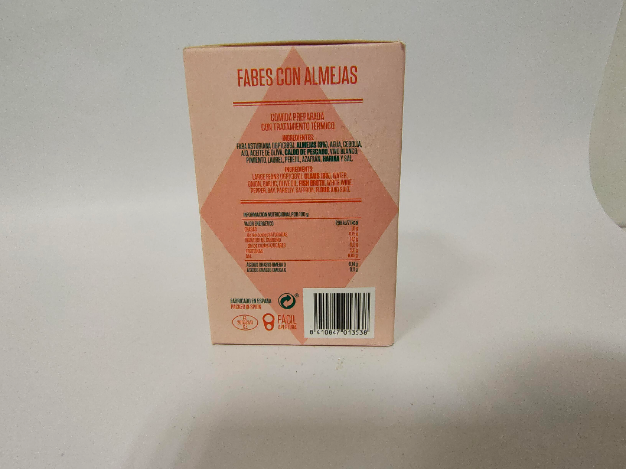 FABES CON ALMEJES REMO