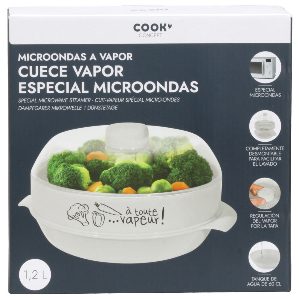 Cuece vapor microondas - La Cooperativa