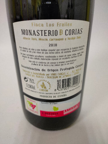 Vino tinto MONASTERIO CORIAS DOP Cangas