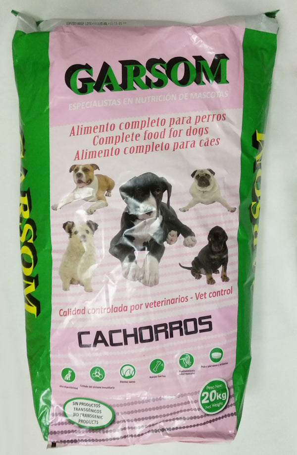 Alimento seco para cachorros GARSOM 20KG