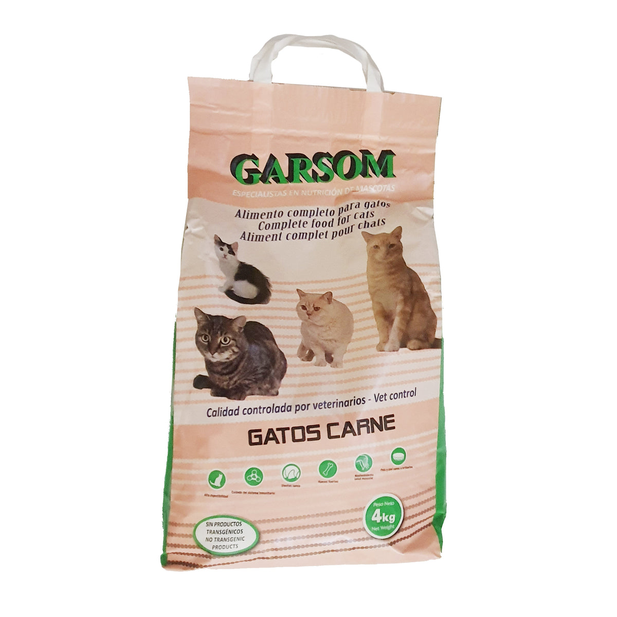 ALIMENTO SECO PARA GATOS ADULTOS GARSOM