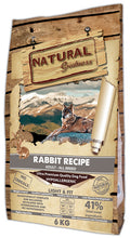Alimentación seca NATURAL GREATNESS receta Conejo (light) 6kg - La Cooperativa