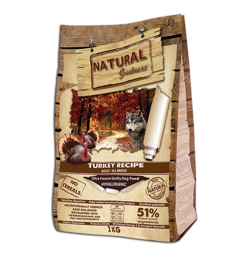 NATURAL GREATNESS Sabor Pavo Para Perros - La Cooperativa