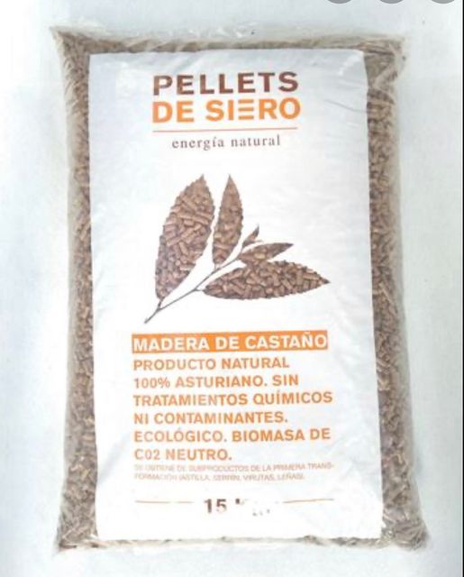 PALET CON 72 SACOS DE 15 KG CADA UNO DE PELLETS SIERO PELLETS DE SIERO